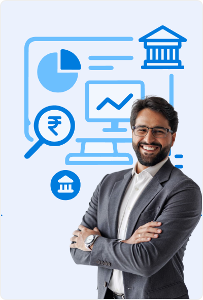 Analytics professional with data visualizations